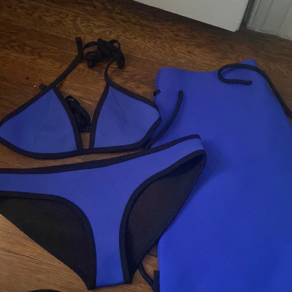 bikini set and bag